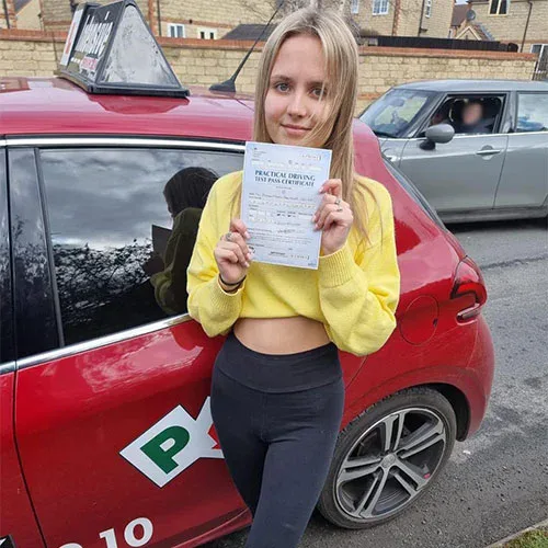 Driving School Grimsby Pass Student