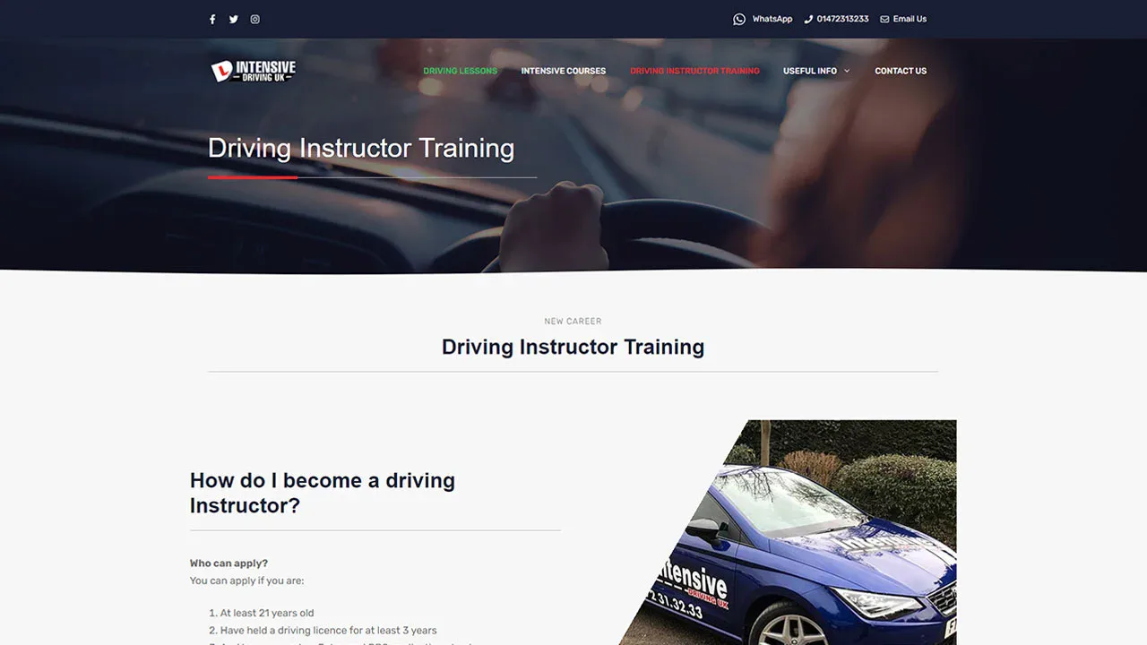 driving instructor training Driving Instructor Training